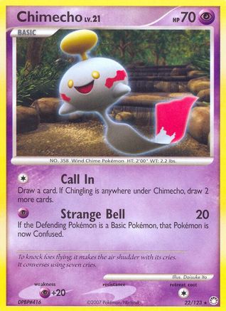 Chimecho  Mysterious Treasures - Rare