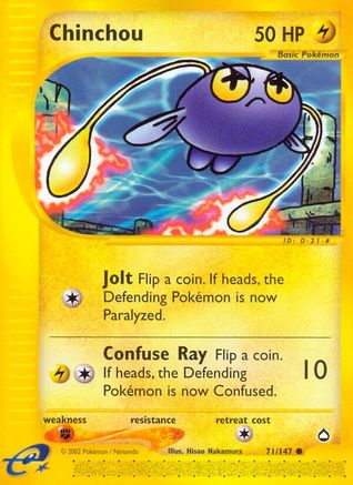 Chinchou (71) (71) 071/147  Aquapolis - Common
