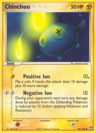 Chinchou  Power Keepers - Common