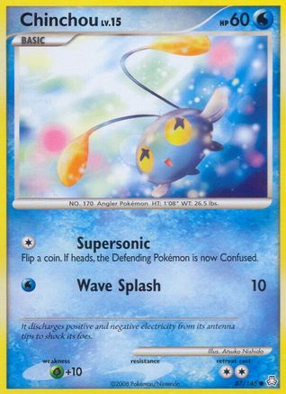 Chinchou (87)  Legends Awakened - Common