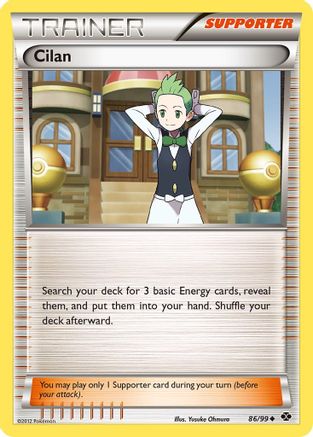 Cilan 086  - Reverse Holofoil Next Destinies - Uncommon