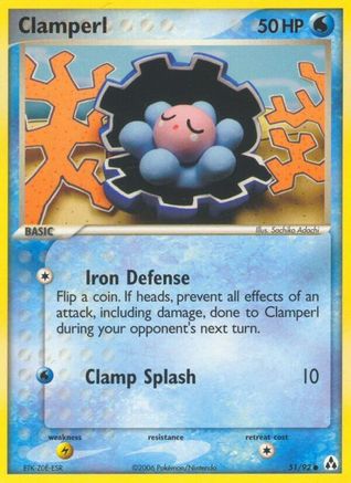 Clamperl 051  - Reverse Holofoil Legend Maker - Common