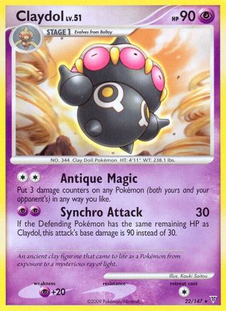 Claydol  - Reverse Holofoil Supreme Victors - Rare