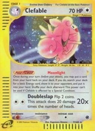 Clefable (7)  - Holofoil Expedition - Holo Rare