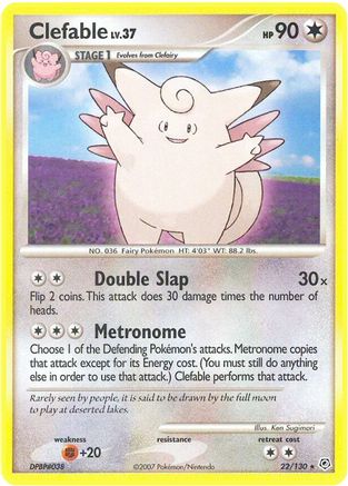 Clefable  Diamond and Pearl - Rare