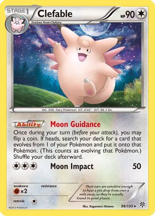 Clefable  Plasma Storm - Rare