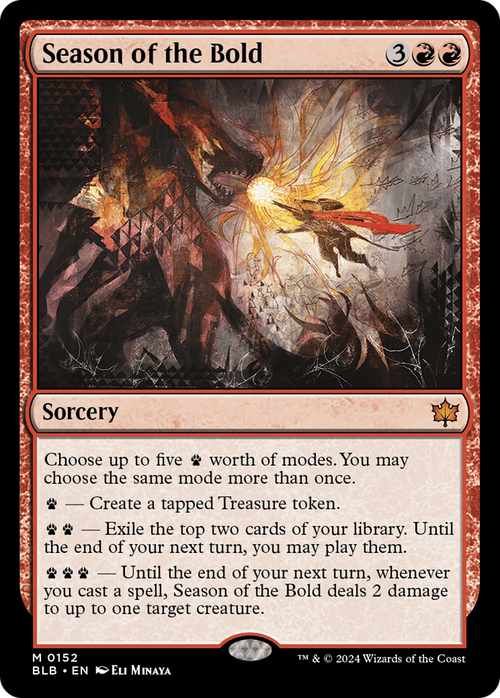 Season of the Bold (BLB-152) - Bloomburrow