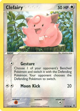Clefairy 059  - Reverse Holofoil FireRed & LeafGreen - Common