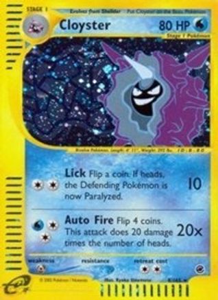 Cloyster (8)  - Holofoil Expedition - Holo Rare