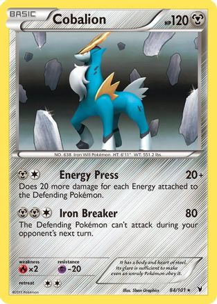 Cobalion  - Holofoil Noble Victories - Holo Rare