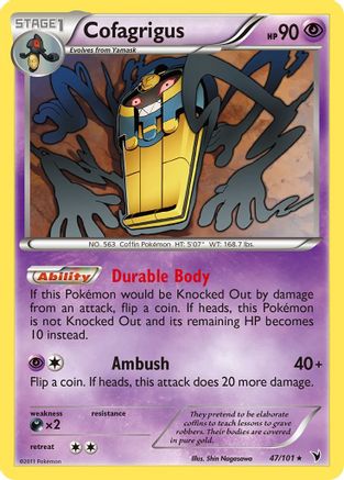 Cofagrigus (47)  Noble Victories - Rare