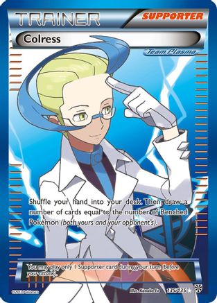 Colress (Team Plasma) (135 Full Art)  - Holofoil Plasma Storm - Ultra Rare