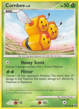 Combee  - Reverse Holofoil Majestic Dawn - Common