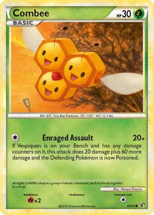 Combee  - Reverse Holofoil Undaunted - Common