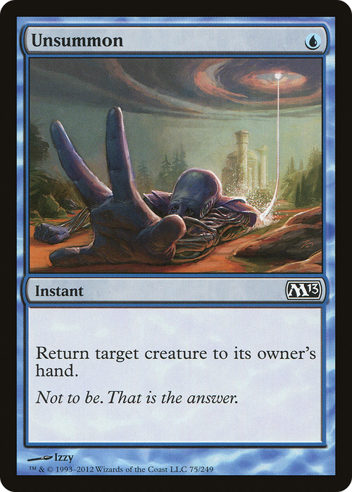 Unsummon (M13-075) - Magic 2013 Foil