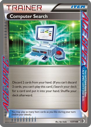 Computer Search/149  - Holofoil Boundaries Crossed - Rare Ace