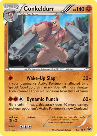 Conkeldurr  XY Base Set - Rare