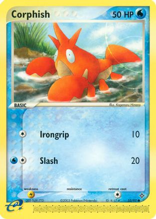 Corphish - 53/97/97  Dragon - Common