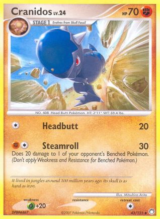 Cranidos  Mysterious Treasures - Uncommon