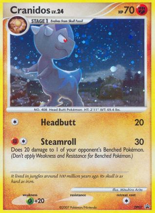 Cranidos - DP07  - Holofoil Diamond and Pearl Promos - Promo