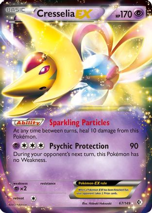 Cresselia EX  - Holofoil Boundaries Crossed - Ultra Rare