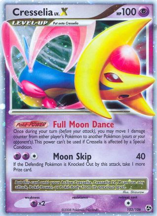 Cresselia LV.X 103  - Holofoil Great Encounters - Ultra Rare