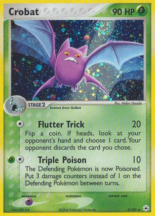 Crobat  - Holofoil Hidden Legends - Holo Rare