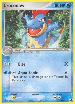 Croconaw  Unseen Forces - Uncommon