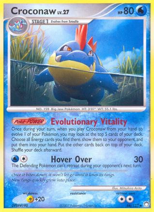 Croconaw/123  Mysterious Treasures - Uncommon