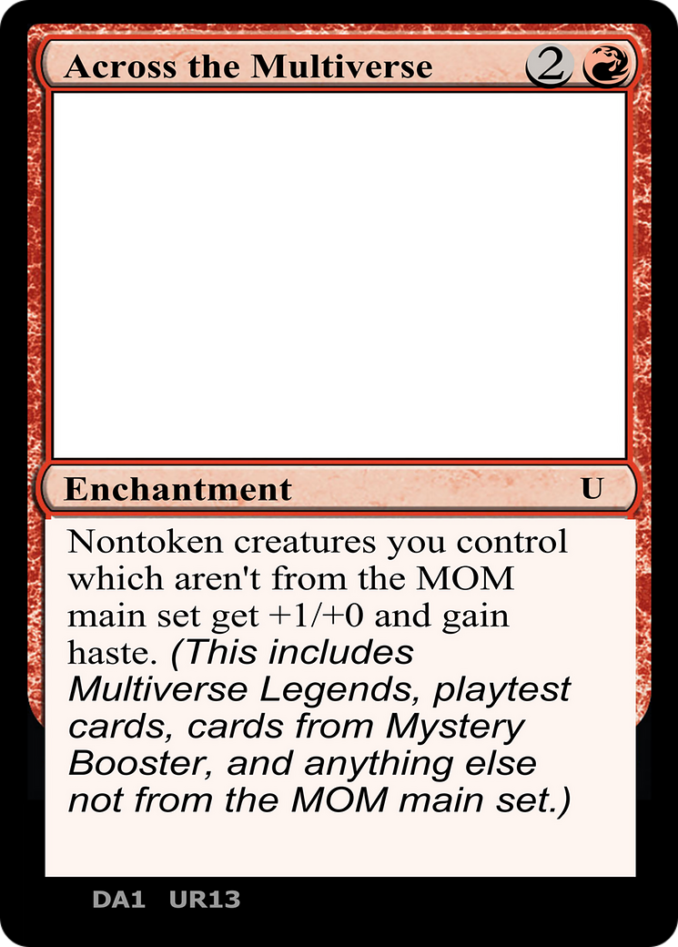Across the Multiverse (UNK-) - Unknown Event