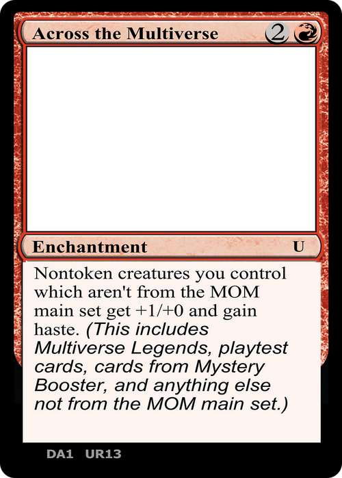 Across the Multiverse (UNK-) - Unknown Event
