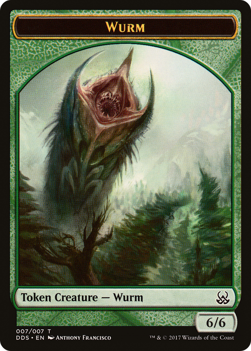 Wurm Token (DDS-007) - Duel Decks: Mind vs. Might Tokens