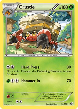 Crustle  Legendary Treasures - Uncommon