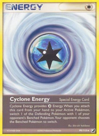 Cyclone Energy  - Reverse Holofoil Unseen Forces - Uncommon