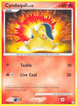 Cyndaquil 079  Mysterious Treasures - Common