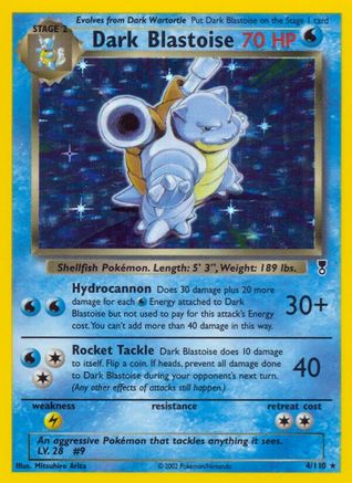 Dark Blastoise  - Reverse Holofoil Legendary Collection - Holo Rare