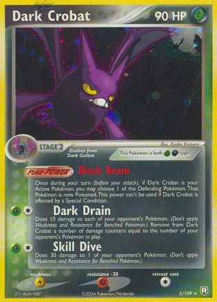 Dark Crobat 003  - Holofoil Team Rocket Returns - Holo Rare