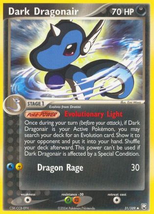 Dark Dragonair 031/109  - Reverse Holofoil Team Rocket Returns - Uncommon