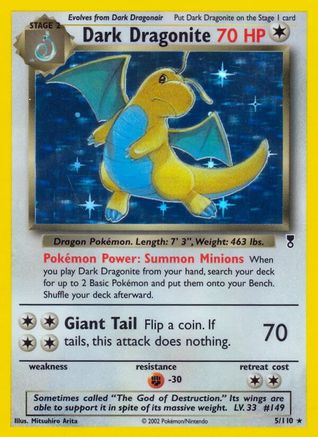 Dark Dragonite  - Holofoil Legendary Collection - Holo Rare