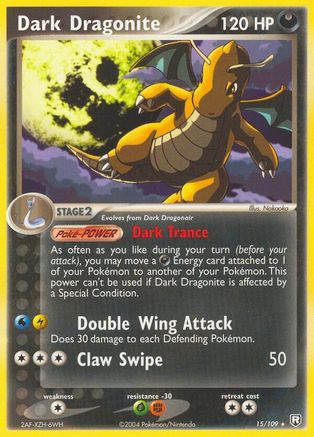 Dark Dragonite 015  Team Rocket Returns - Rare