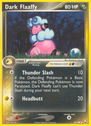 Dark Flaaffy 033  Team Rocket Returns - Uncommon