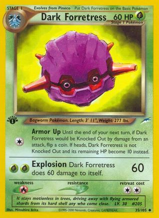 Dark Forretress/105  - 1st Edition Neo Destiny - Uncommon