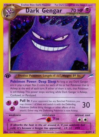 Dark Gengar  - 1st Edition Holofoil Neo Destiny - Holo Rare
