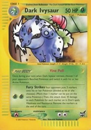 Dark Ivysaur - 6  Best of Promos - Promo