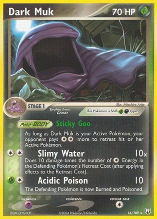 Dark Muk 016  Team Rocket Returns - Rare