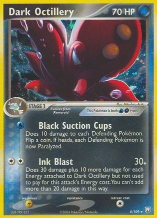 Dark Octillery 008  Team Rocket Returns - Holo Rare
