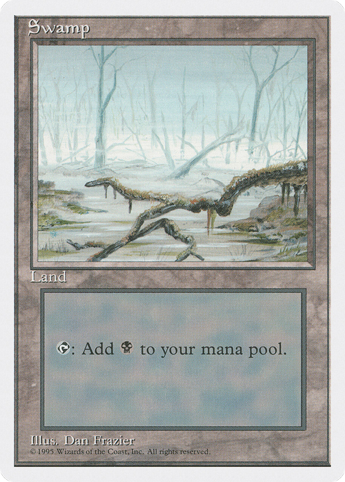 Swamp (A) (4ED-192) - Fourth Edition