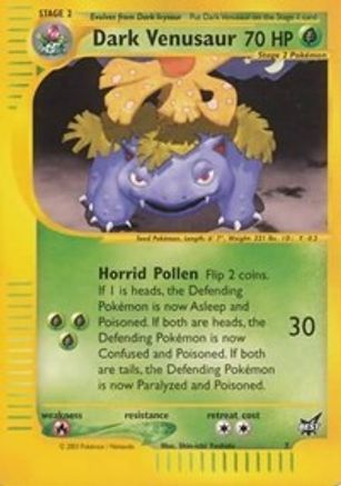 Dark Venusaur - 7  Best of Promos - Promo