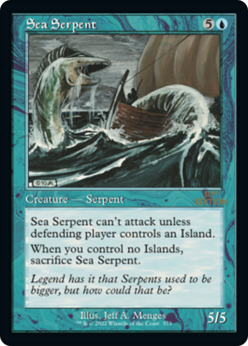 Sea Serpent (Retro Frame) (30A-373) - 30th Anniversary Edition