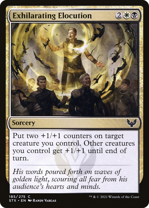 Exhilarating Elocution (STX-185) - Strixhaven: School of Mages Foil